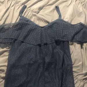 Off the shoulder lace top